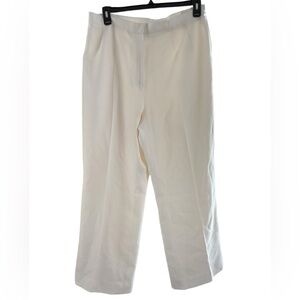 Vintage Oscar De La Renta white slacks/ trousers - size 14 W